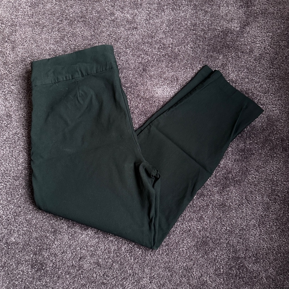 Tribal Women Black Cropped Pull on Pants